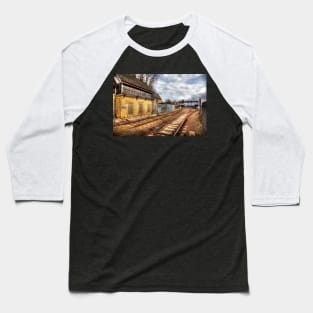 Lincoln City High Street Train Station Baseball T-Shirt